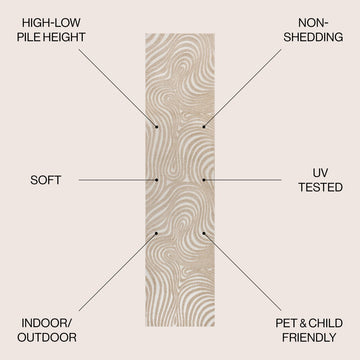 Maribo Abstract Groovy Striped Area Rug